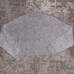 Lizard Thicket Heather Gray Crew Neck Sweater